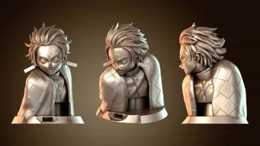 3D модель Бюст Танджиро Секаи Терм (STL)