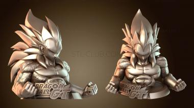 3D мадэль Sekai Term Vegeta Bust (STL)