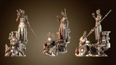 3D мадэль Бюст с тенью сердца (STL)