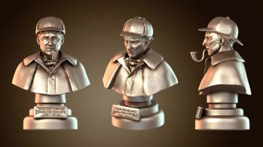 3D model Sherlock Holmes Bust (STL)