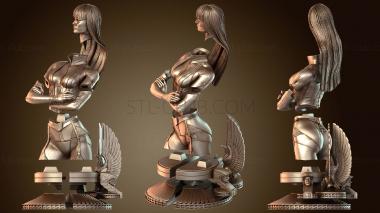 3D мадэль Выставленный шелковый бюст призрака (STL)