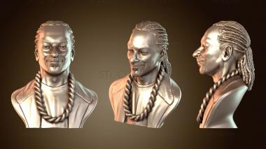 3D model Snoop Dogg Bust (STL)