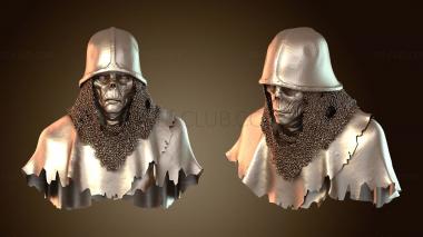 3D model Soldado Zumbi Bust (STL)