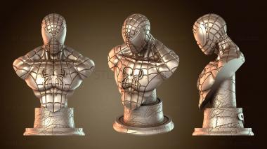 3D мадэль Бюст Человека-паука (STL)