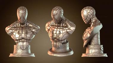 3D мадэль Зеркало-бюст Человека-паука (STL)