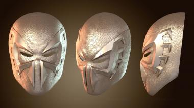 3D модель Шлем Человека-паука для косплея С ГЛАЗАМИ (STL)