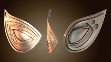 3D мадэль Сменная оправа для глаз Человека-паука и шлем Венома (STL)