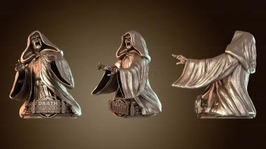 3D модель Бюст Дарта Сидиуса из «Звездных войн» (STL)