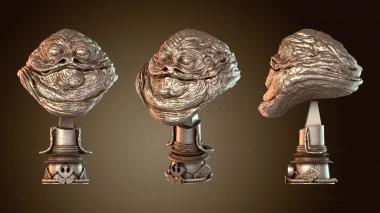 3D мадэль Портрет-бюст Джаббы из «Звездных войн» (STL)