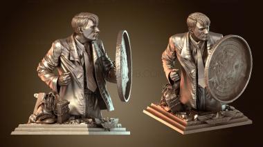 3D мадэль Бюст Стива Роджерса (STL)