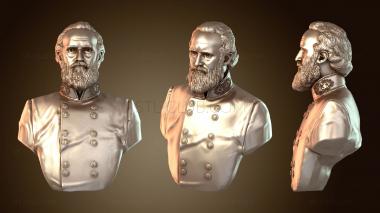 3D мадэль Бюст генерала Стоула Джексона (STL)
