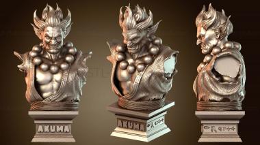 3D мадэль Бюст уличного бойца акумы (STL)