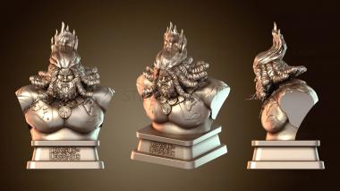 3D model Udyr LOL Bust (STL)