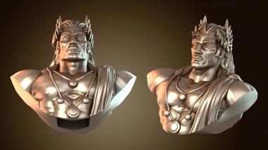 3D model Ulysses God Emperor Bust (STL)