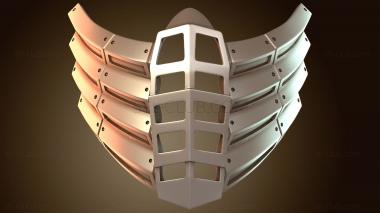 3D мадэль Маска ниндзя Vand Scorpion Classic Mortal Kombat (STL)