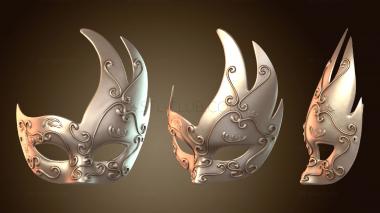 3D мадэль Венецианская маска (STL)