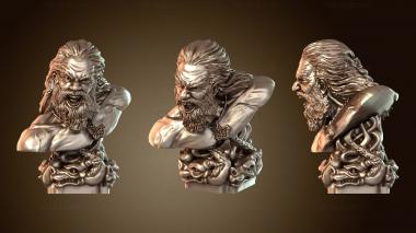 3D мадэль Бюст викинга (STL)