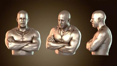 3D мадэль Вин Дизель (STL)