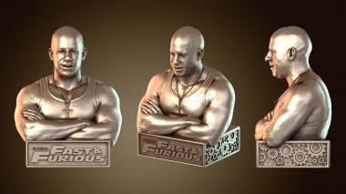 3D мадэль Бюст Вина Дизеля (STL)