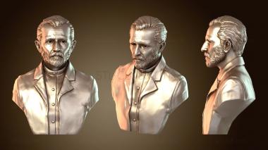 3D model Vincent van Gogh bust (STL)