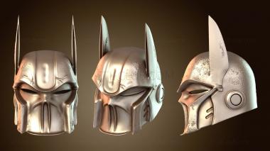 3D мадэль Улучшенный шлем Бэтмена Warhammer и Бэтшот (STL)