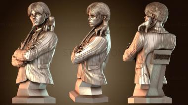 3D model Wednesday Netflix Bust (STL)