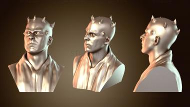 3D мадэль Ограниченный бюст Дарта Мола (STL)