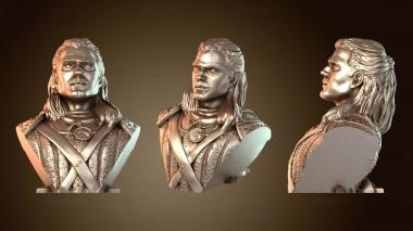 3D model Witcher bust (STL)