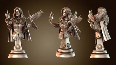 3D model Yennefer Bust (STL)