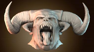 3D мадэль Голова демона (STL)