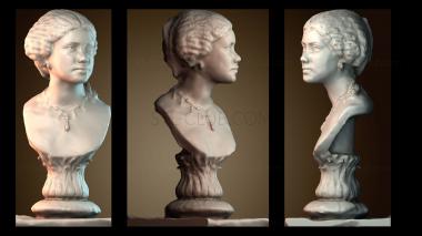 3D модель Мэри Сикол в Центре Гетти, Лос Анджелес (STL)