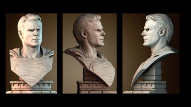 3D модель Бюст Супермена (STL)