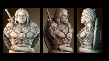 3D model BUSTH_6161 (STL)