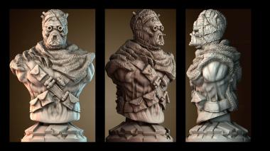 3D мадэль BUSTH_6168 (STL)