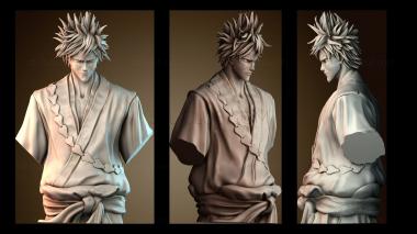 3D модель Бюст Ичиго Куросаки (STL)