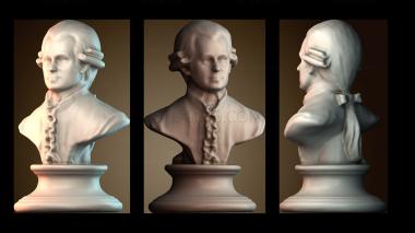3D модель Скульптура Моцарта (STL)