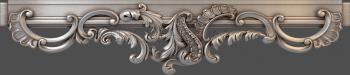 3D модель 3d stl модель царга резная, файл для чпу станка (STL)