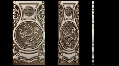 3D мадэль Стол и стул узор Дракон (STL)