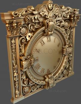 3D model 3d stl wall clock model, file for cnc machine tool (STL)