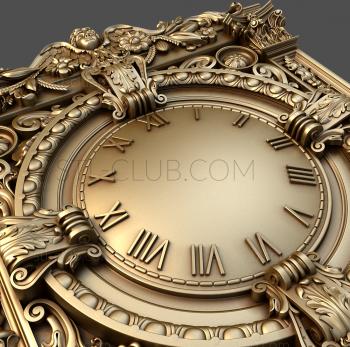 3D model 3d stl wall clock model, file for cnc machine tool (STL)