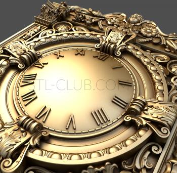 3D model 3d stl wall clock model, file for cnc machine tool (STL)