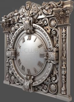 3D model 3d stl wall clock model, file for cnc machine tool (STL)