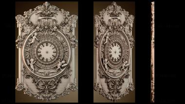 3D модель Настенные часы и маленькие ангелочки (STL)