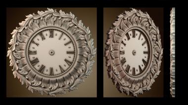 3D модель Часы в форме подсолнуха. (STL)