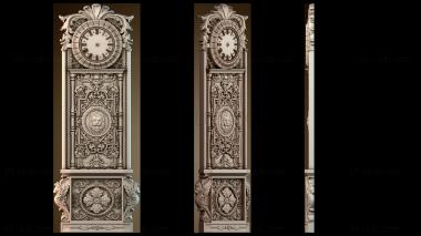 3D модель Часы на дереве «Львы» (STL)