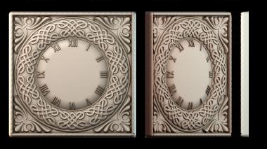3D модель Узор настенные часы (STL)