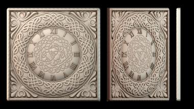 3D модель Узор настенные часы (STL)