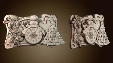 3D модель Узор для настенных часов (STL)