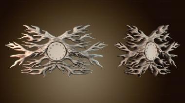 3D модель Узор настенных часов (STL)
