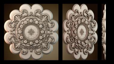 3D модель Узор настенных часов (STL)